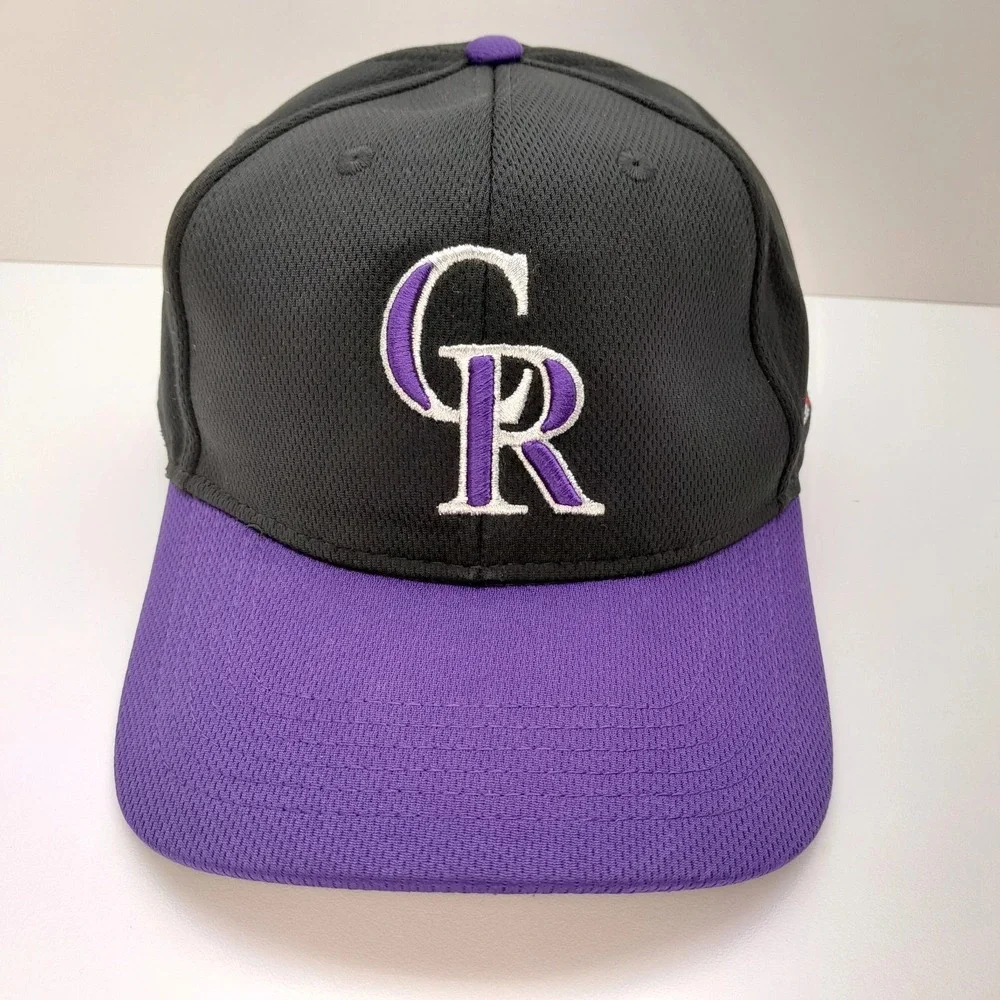 Colorado Rockies MLB Hat Cap Black‎ Adjustable Strapback OC Sports Baseball